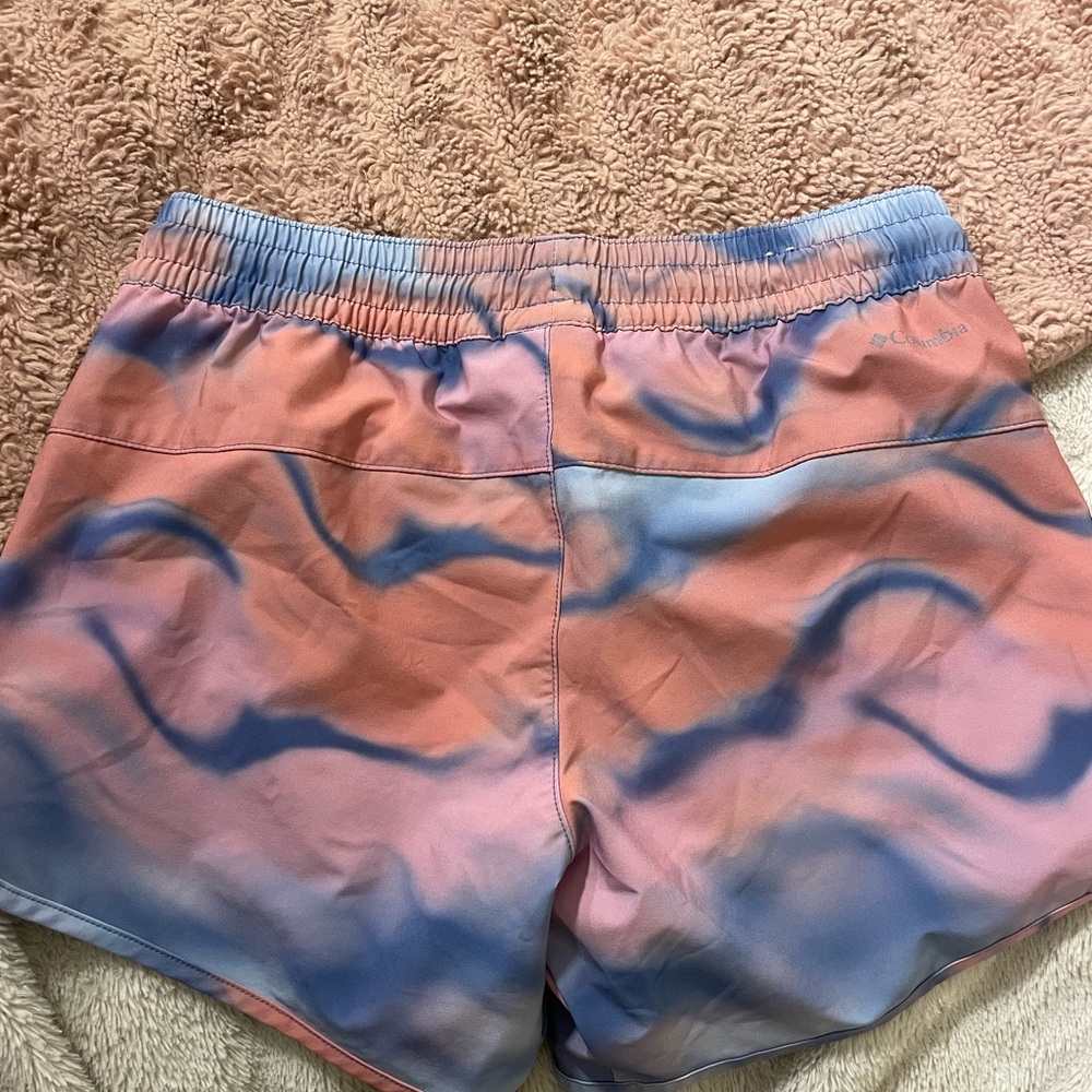 NWOT Columbia Marbled Color Active Outdoor Shorts - Picture 2 of 5